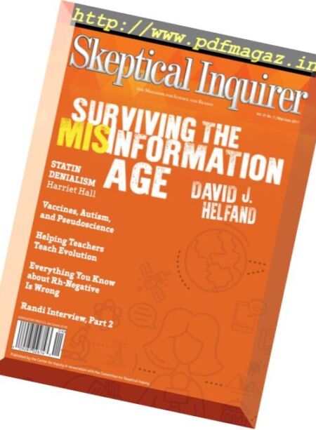 Skeptical Inquirer – May-June 2017 Cover