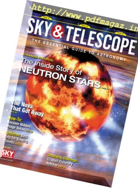 Sky & Telescope – July 2017 Cover