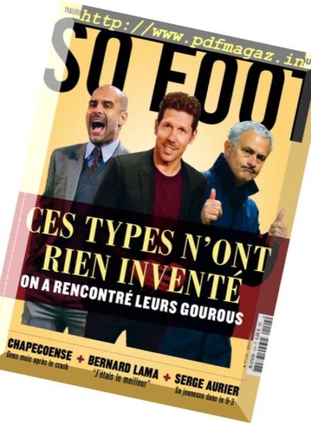 So Foot – Mars 2017 Cover