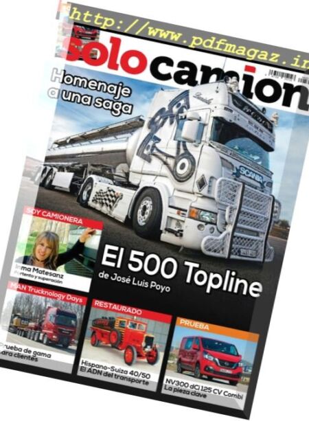Solo Camion – Mayo 2017 Cover