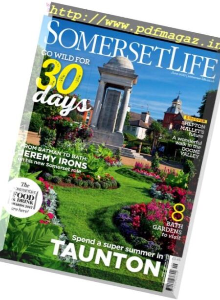 Somerset Life – June 2017 Cover