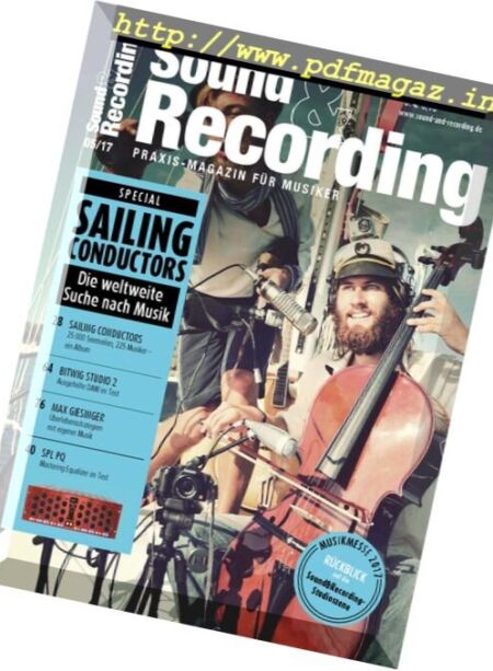 Sound & Recording – Mai 2017 Cover