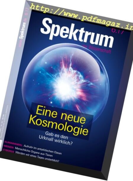 Spektrum der Wissenschaft – Juni 2017 Cover