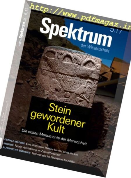 Spektrum der Wissenschaft – Mai 2017 Cover