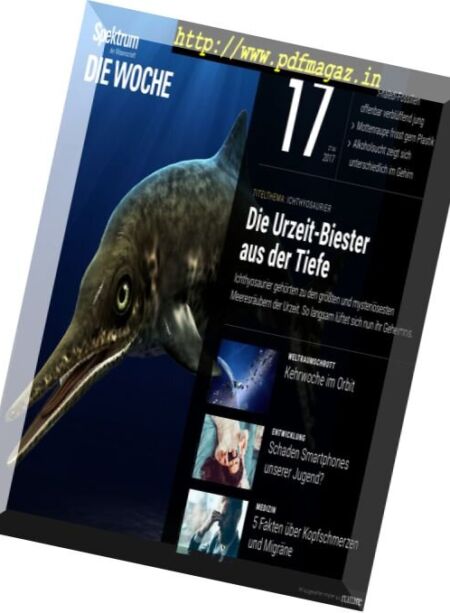 Spektrum Die Woche – 27 April 2017 Cover