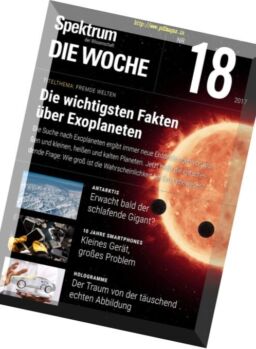 Spektrum Die Woche – Nr.18, 2017