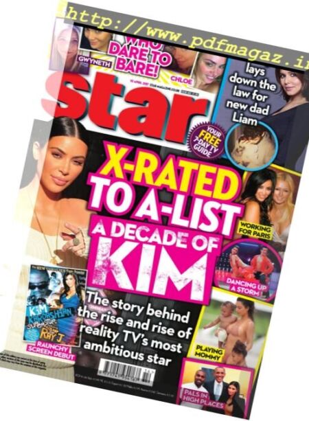 Star Magazine UK – 10 April 2017 Cover