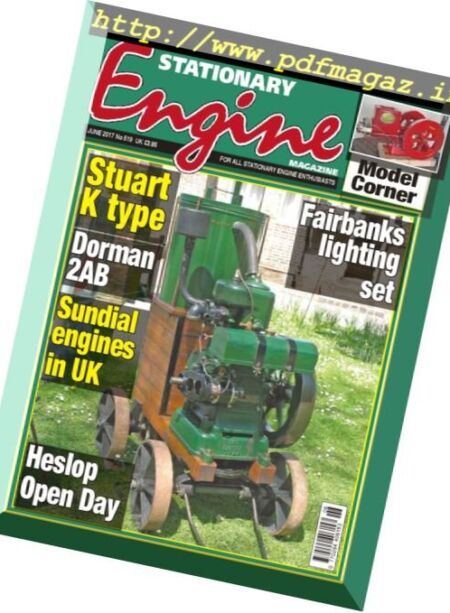 Stationary Engine – June 2017 Cover