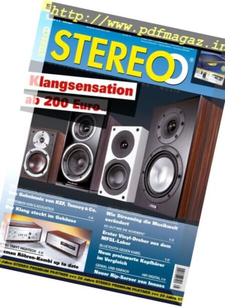 Stereo Germany – Mai 2017 Cover