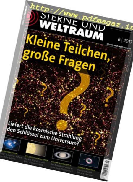 Sterne und Weltraum – Juni 2017 Cover