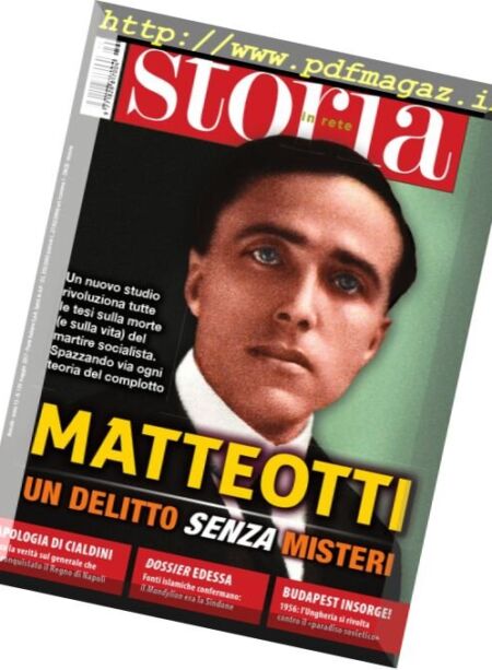 Storia in Rete – Maggio 2017 Cover