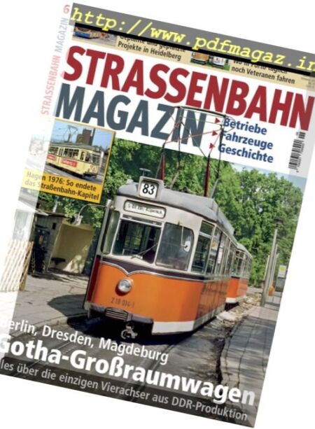 Strassenbahn Magazin – Juni 2017 Cover