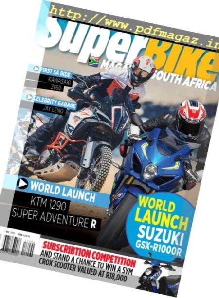 Superbike South Africa – April 2017 Cover