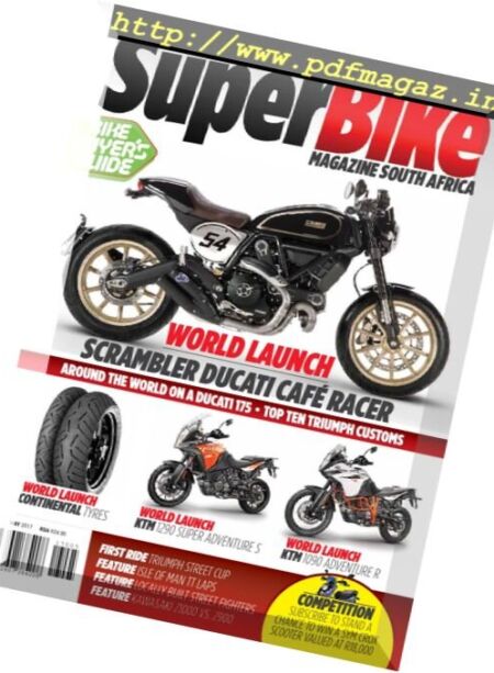 Superbike South Africa – May 2017 Cover