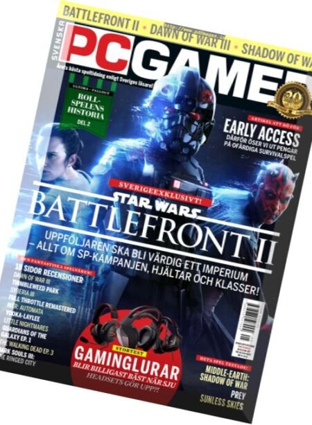 Svenska PC Gamer – Maj 2017 Cover