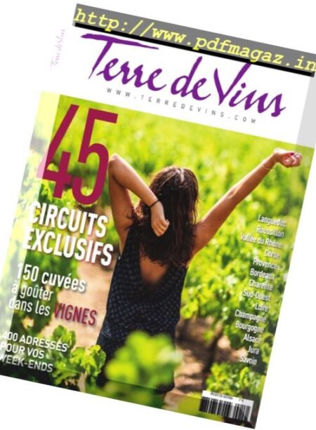 Terre de Vins – Hors-Serie Oenotourisme – Avril 2017 Cover