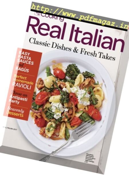 The Best of Fine Cooking – Real Italian 2017 Cover