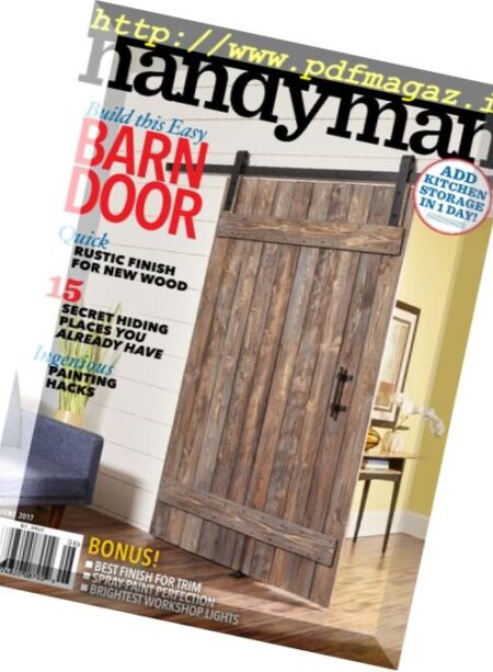The Family Handyman – June 2017 Cover
