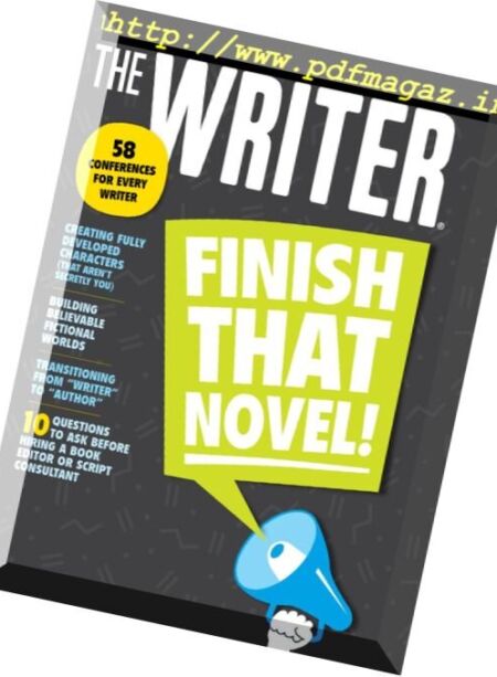 The Writer – July 2017 Cover