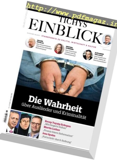 Tichys Einblick – Juni 2017 Cover