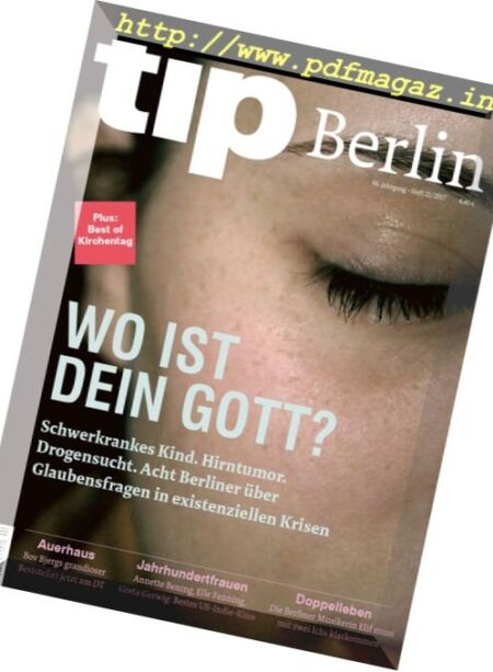 Tip Berlin – Nr.11, 2017 Cover