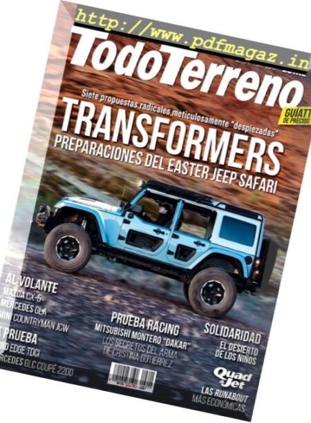 Todo Terreno – Junio 2017 Cover