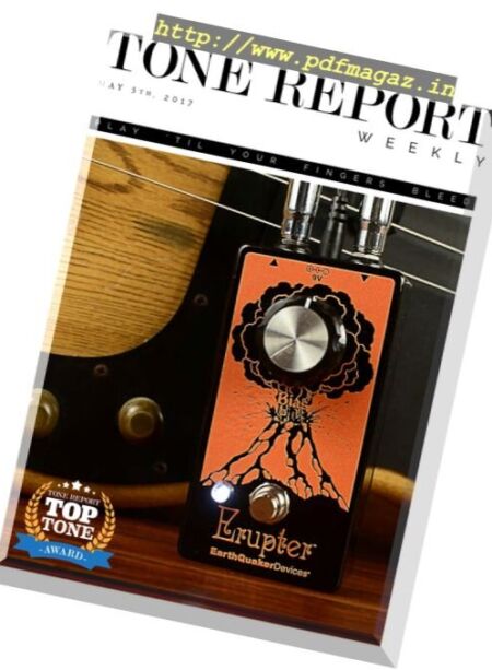 Tone Report Weekly – Issue 179, May 12 2017 Cover
