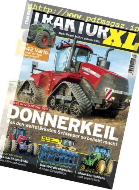 Traktor XL – Juni-August 2017 Cover