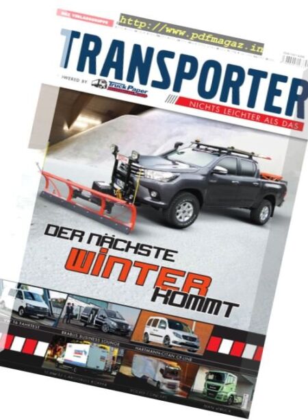 Transporter – 13 April bis 11 Mai 2017 Cover