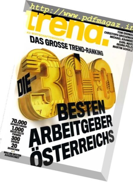 Trend – Nr.8, 2017 Cover