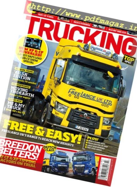 Trucking Magazine – July 2017 Cover