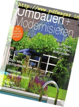 Umbauen und Modernisieren – Mai-Juni2017