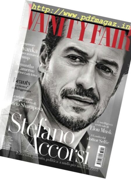 Vanity Fair Italia – 17 Maggio 2017 Cover