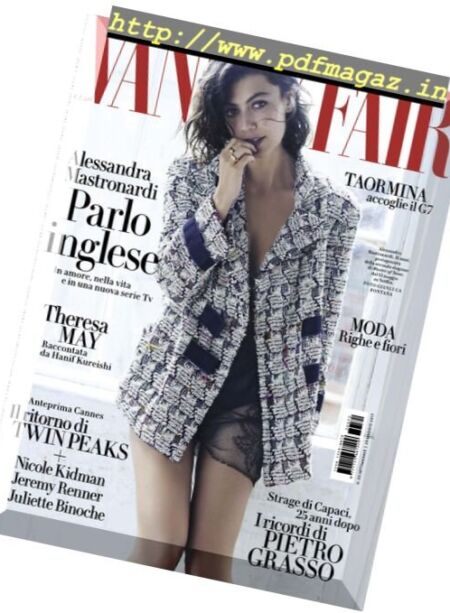Vanity Fair Italia – 24 Maggio 2017 Cover