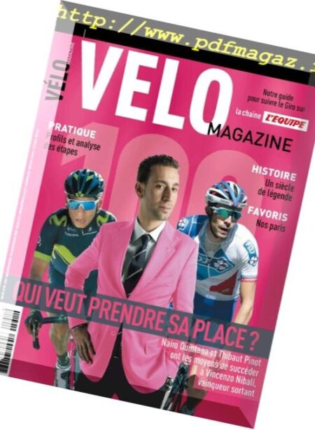 Velo Magazine – Mai 2017 Cover