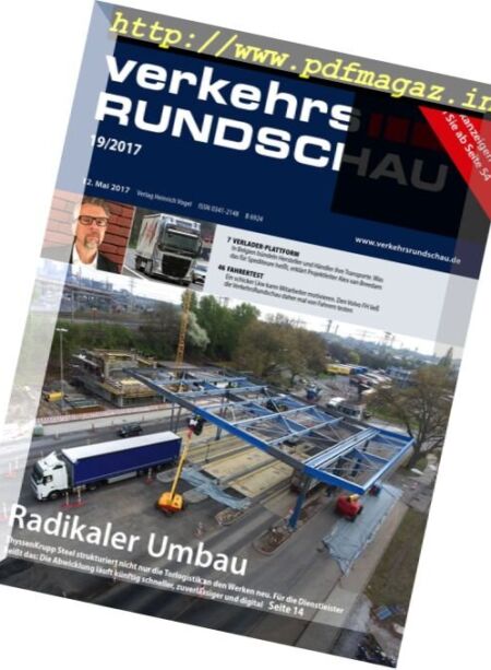 Verkehrs Rundschau – Nr.19, 2017 Cover