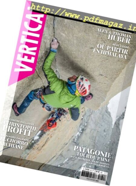 Vertical Magazine – Printemps 2017 Cover
