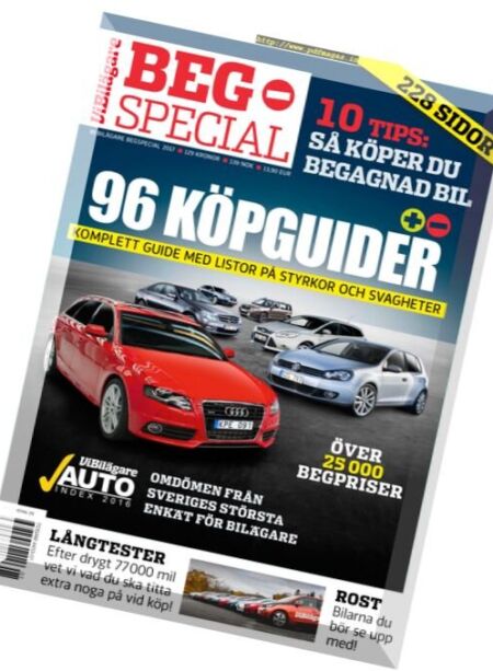 Vi Bilagare – Begspecial 2017 Cover