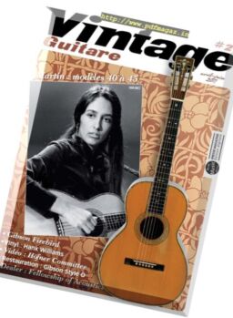 Vintage Guitar – Avril-Juin 2017