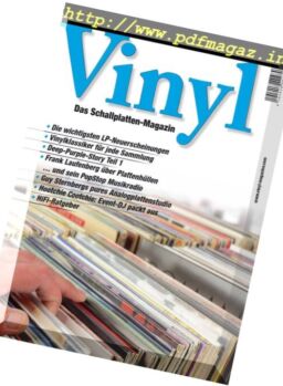 Vinyl Germany – Mai – Juli 2017