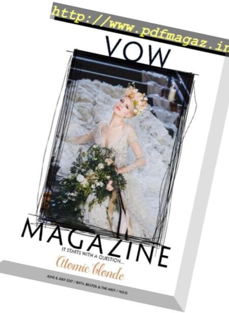 Vow Magazine – June-July 2017 Cover