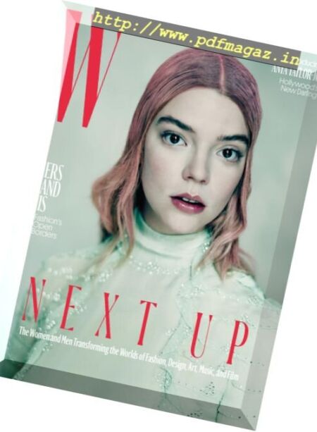 W Magazine – April 2017 Cover