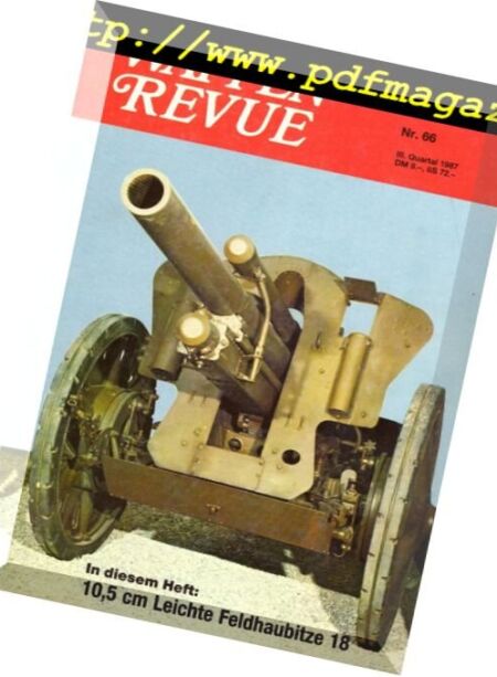 Waffen Revue – N 66, III.Quartal 1987 Cover