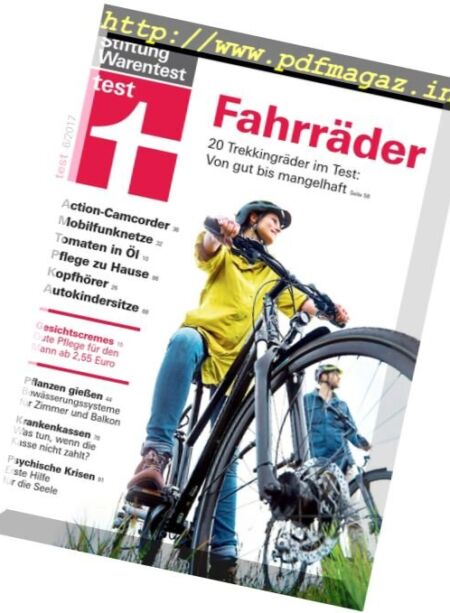 Warentest – Juni 2017 Cover