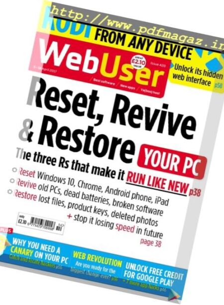 Webuser – April 5, 2017 Cover