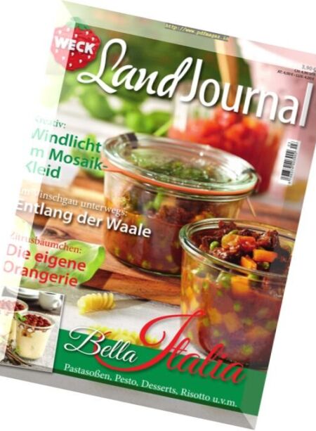 Weck Landjournal – Nr.3, 2017 Cover