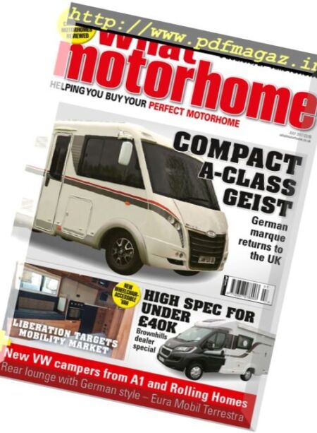 What Motorhome – July 2017 Cover