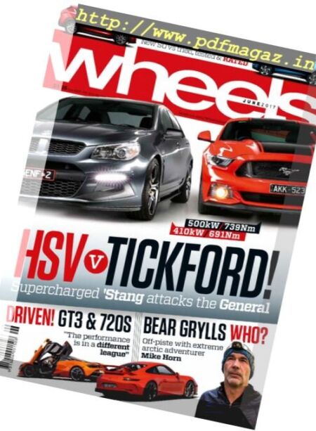 Wheels Australia – June 2017 Cover