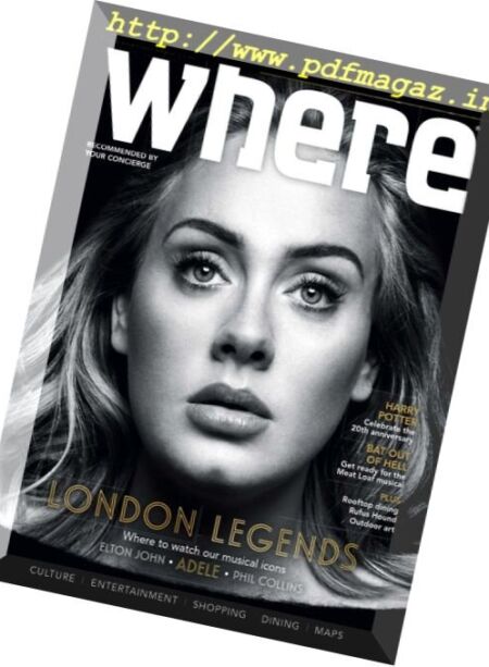 Where London – June 2017 Cover