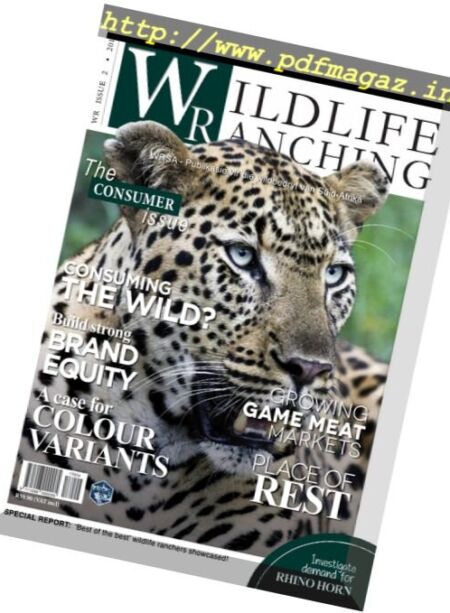 Wildlife Ranching Magazine – Issue 2, 2017 Cover